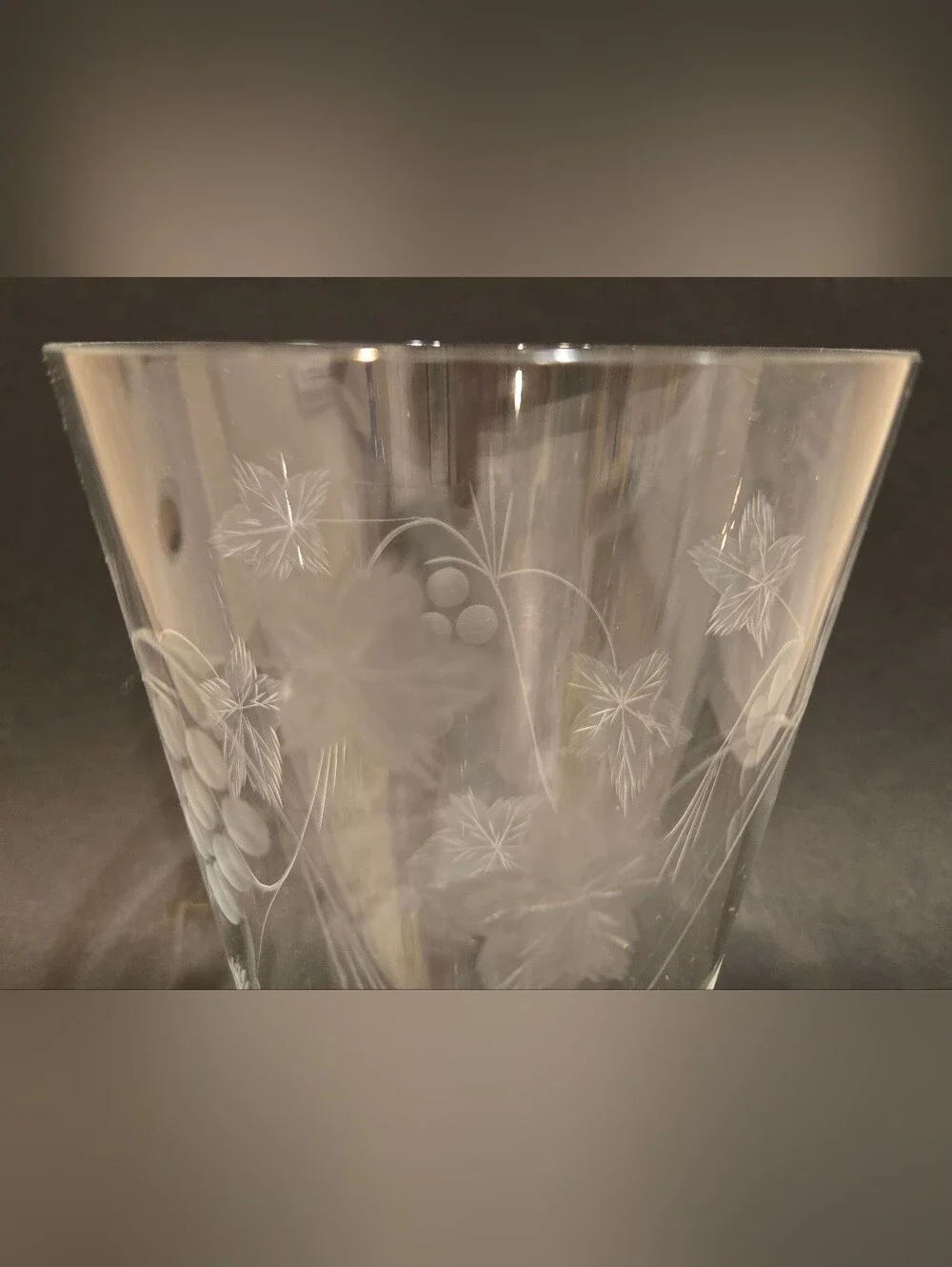 Crate&Barrel elegant clear